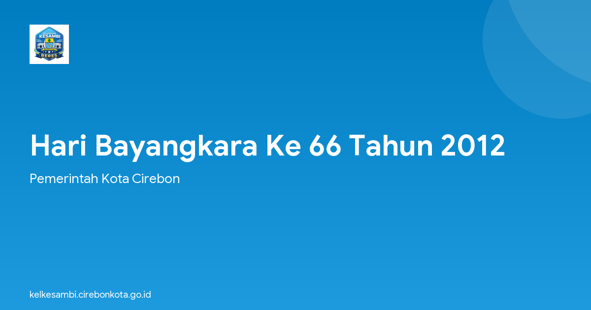 Hari Bayangkara Ke 66 Tahun 2012