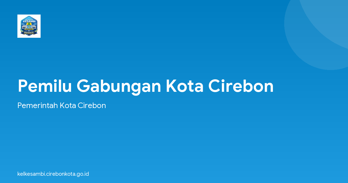 Pemilu Gabungan Kota Cirebon