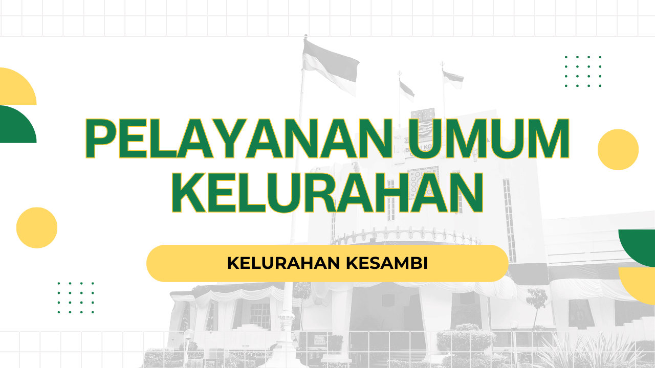 Pelayanan Umum Kelurahan