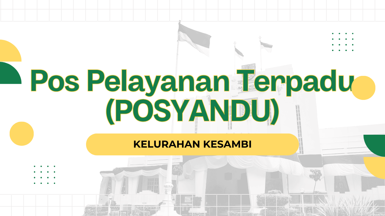 Pos Pelayanan Terpadu (Posyandu)