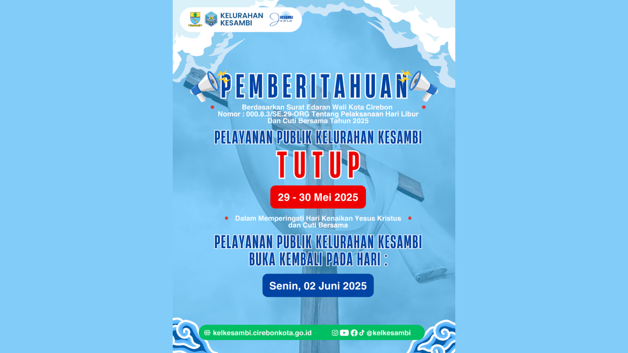 Pengumuman Pelayanan Publik Kelurahan Kesambi