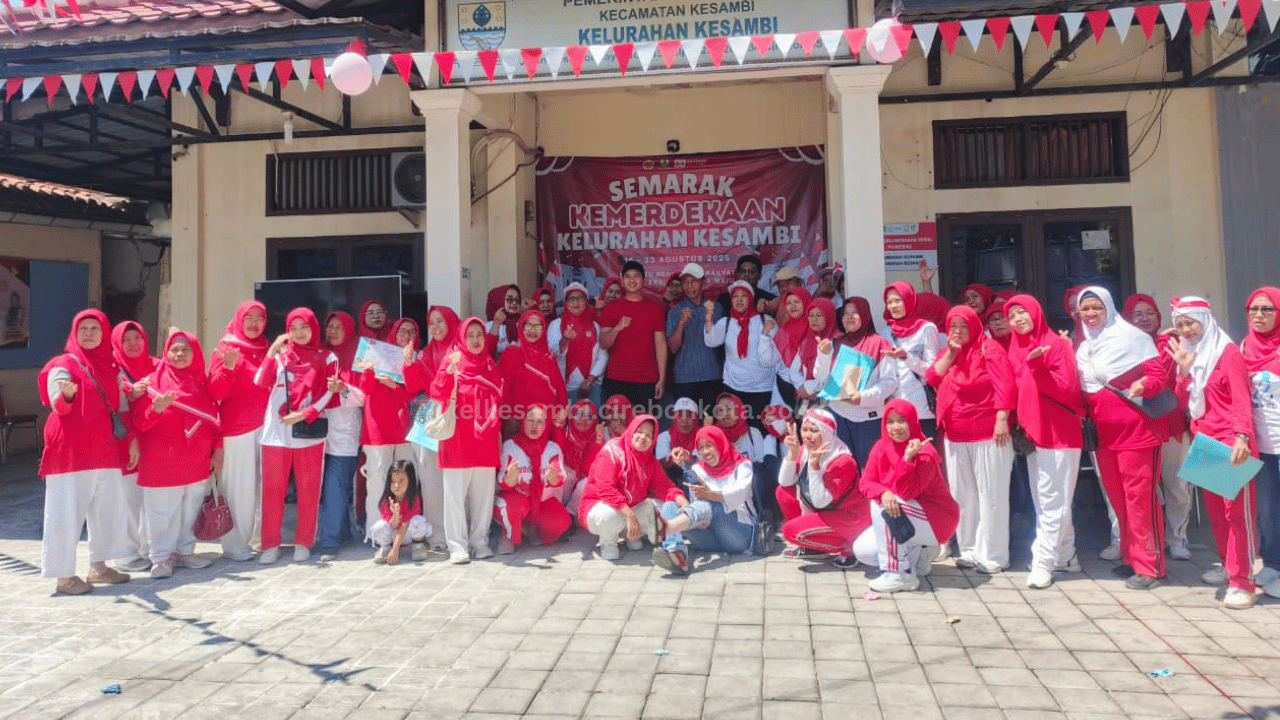 Semarak Kemerdekaan HUT RI ke-80 Warnai Kelurahan Kesambi