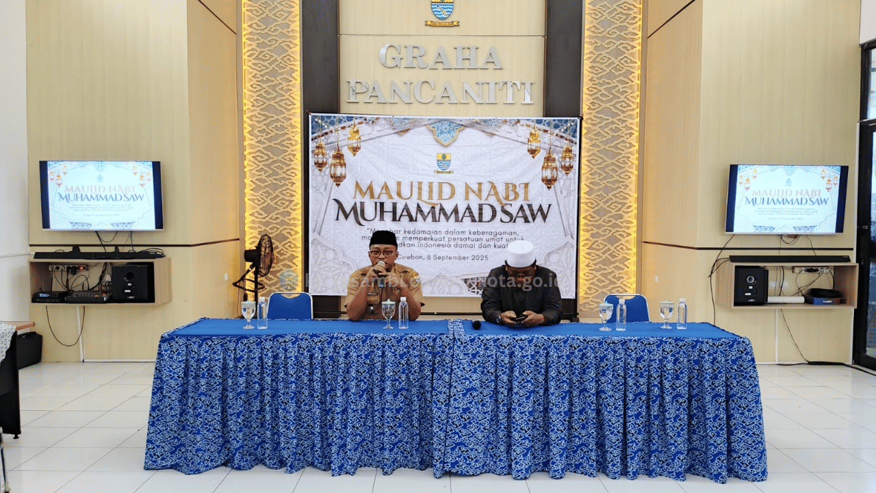 Lurah Kesambi Hadiri Peringatan Maulid Nabi Muhammad SAW 1447 H di Kecamatan Kesambi