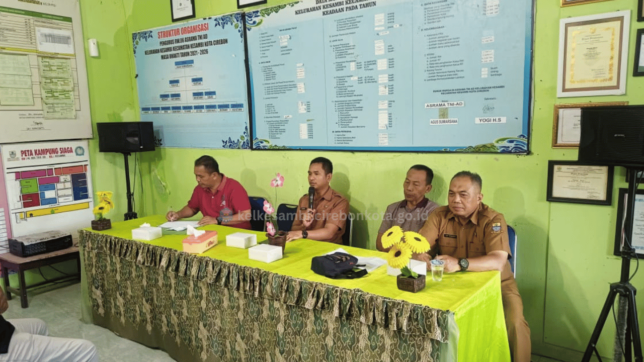 Lurah Kesambi Rampungkan Pendampingan Rembug Warga RW 01 s.d RW 07