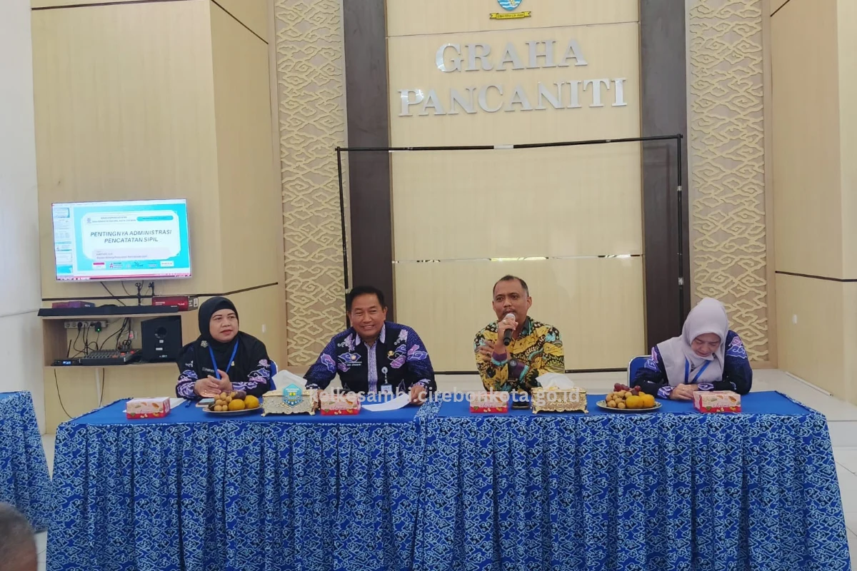 Kelurahan Kesambi Hadiri Sosialisasi Kependudukan Bersama Disdukcapil