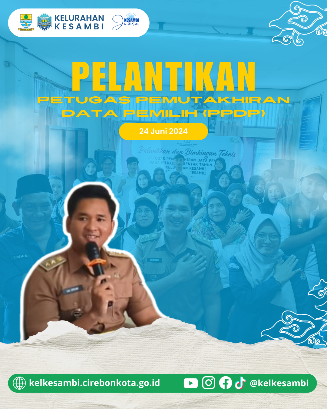 Pelantikan PPDP Kelurahan Kesambi